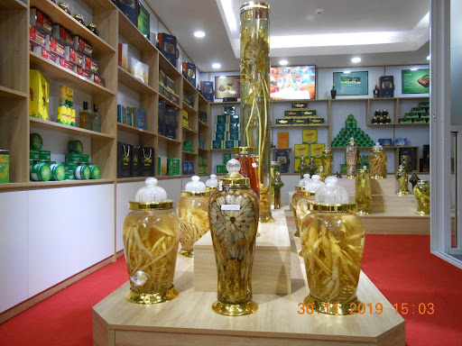 Rượu Đẳng sâm được trưng bày tại showroom 39 Nguyễn Quốc Trị, Cầu Giấy, Hà Nội